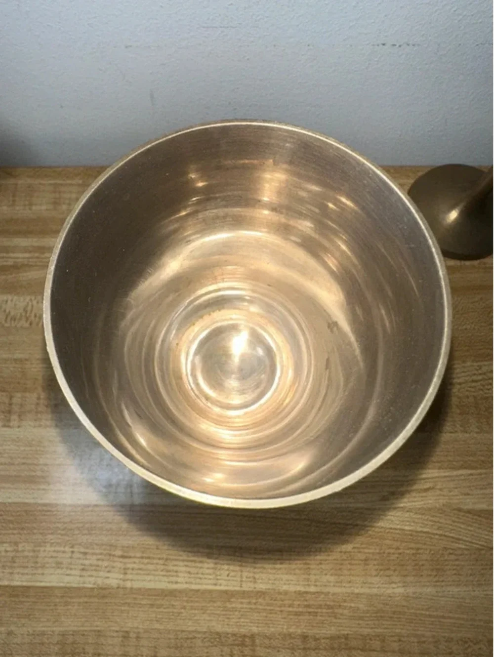 Vintage Etched Brass Wine Goblets/Chalices Set of 4